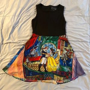 Disney Beauty & The Beast stained glass dress